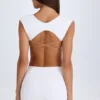 Addison Cut-Out-Minikleid mit Schnürung in Weiß Addison Cut-Out-Minikleid mit Schnürung in Weiß
