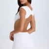 Addison Cut-Out-Minikleid mit Schnürung in Weiß Addison Cut-Out-Minikleid mit Schnürung in Weiß