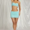 Aerin Fransen-Bralette in Aquablau