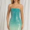 Alessi Bandeau-Minikleid in Blau Ombré Alessi Bandeau-Minikleid in Blau Ombré