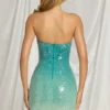 Alessi Bandeau-Minikleid in Blau Ombré Alessi Bandeau-Minikleid in Blau Ombré