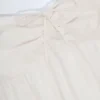 Alma Crop-Top aus Baumwollpopeline mit Bindeband vorne und ohne Träger in Weiß Alma Crop-Top aus Baumwollpopeline mit Bindeband vorne und ohne Träger in Weiß