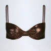 Aluna Bügel-Bikinioberteil in Bronze