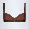 Aluna Bügel-Bikinioberteil in Bronze