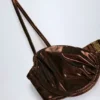 Aluna Bügel-Bikinioberteil in Bronze