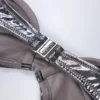 Aluna Bikinioberteil mit Bügel in Silber