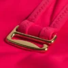 Amanyara Metallic-Badeanzug mit Lagenlook in Fuchsia