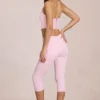Anessa Capri-Jeans mit mittlerer Leibhöhe in Blossom Pink Anessa Capri-Jeans mit mittlerer Leibhöhe in Blossom Pink