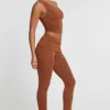 Anona Hose mit mittlerer Leibhöhe aus Modal-Kaschmir-Mischung in Kastanienbraun Anona Hose mit mittlerer Leibhöhe aus Modal-Kaschmir-Mischung in Kastanienbraun