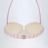 Ascona Balconette-Bikinioberteil mit Bügeln und Neckholder in Mauve-Streifen