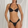 Avina String-Bikinihose in Schwarz