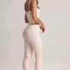 Bebe Modal-Hose mit Umschlag, mittlerer Leibhöhe und ausgestelltem Bein in Streifenmuster Bebe Modal-Hose mit Umschlag, mittlerer Leibhöhe und ausgestelltem Bein in Streifenmuster