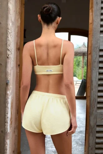 Bralette mit quadratischem Ausschnitt in Zitrone Bralette mit quadratischem Ausschnitt in Zitrone
