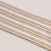 Candy Modal-Stirnband mit Rippmuster in rosa-gelben Streifen