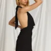 Cira Neckholder-Minikleid in Schwarz