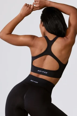 Cut-Out-Sport-BH „Define Luxe“ in Schwarz