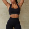 Define Luxe Bikershorts mit hoher Taille in Schwarz