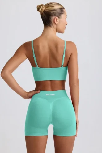 Define Luxe Mini-Shorts in Mint
