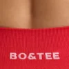 Define Luxe Mini-Shorts in Poppy Red