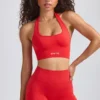 Define Luxe Mini-Shorts in Poppy Red