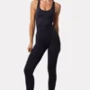 Define Luxe Unitard mit offenem Rücken in Schwarz