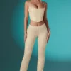 Fallon Petite Verzierte Spitzenhose mit niedriger Leibhöhe in Elfenbein Fallon Petite Verzierte Spitzenhose mit niedriger Leibhöhe in Elfenbein