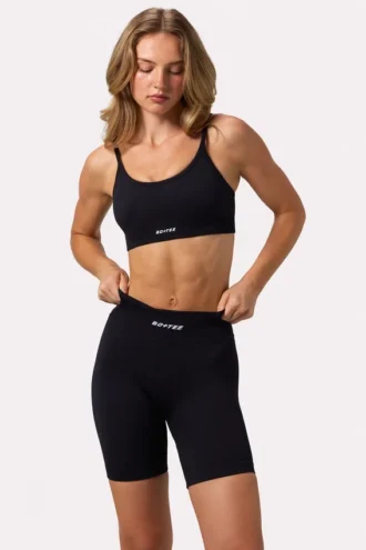 FlexiRib-Bikershorts in Schwarz