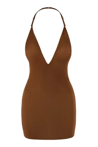 Intimates Intimates Soft Mesh Multiway-Minikleid in Chestnut