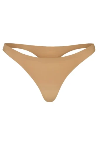 Intimates Nahtloser Strick-String in Karamell