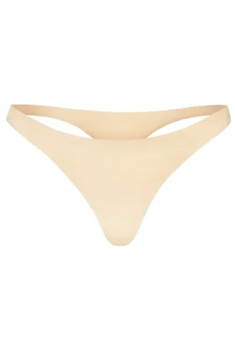 Intimates Nahtloser Strick-String in Warm Peach