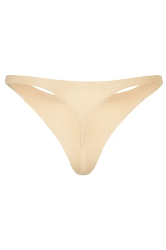Intimates Nahtloser Strick-String in Warm Peach