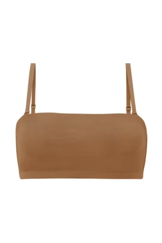 Intimates Soft Mesh Bandeau-BH in Almond