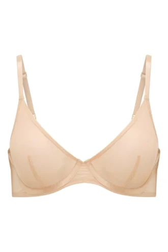 Intimates Soft Mesh Einlagiger Bügel-BH in Beige