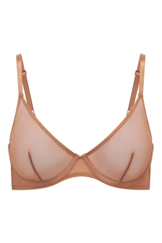 Intimates Soft Mesh Einlagiger Bügel-BH in Honig