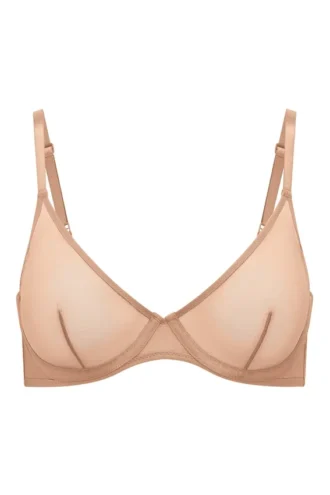 Intimates Soft Mesh Einlagiger Bügel-BH in Warm Peach