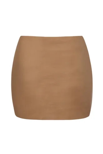 Intimates Soft Mesh Low-Rise Micro Mini Sliprock in Almond