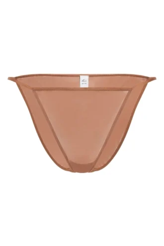 Intimates Soft Mesh String-Bikini in Honig