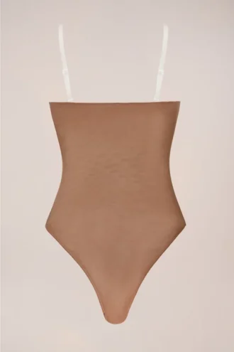 Intimates trägerloser Bodys in Honig