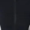 Langarmjacke mit Reißverschluss in Schwarz