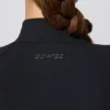 Langarmjacke mit Reißverschluss in Schwarz