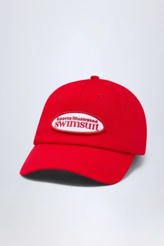 Lazise Logo-Baseballkappe in Fiery Red