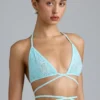 Liberty Bikini-Oberteil mit verzierten Kreuzträgern in Eisblau Liberty Bikini-Oberteil mit verzierten Kreuzträgern in Eisblau