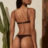 Aluna Bügel-Bikinioberteil in Bronze