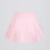 Mini-Skort aus gebürstetem Jersey mit gekreuztem Schnitt in Hellrosa-Mélange Mini-Skort aus gebürstetem Jersey mit gekreuztem Schnitt in Hellrosa-Mélange