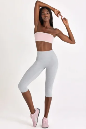 Soft Active Capri-Leggings in Grau meliert Soft Active Capri-Leggings in Grau meliert