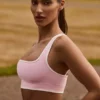 Soft Active Contrast Sport-BH in Puderrosa