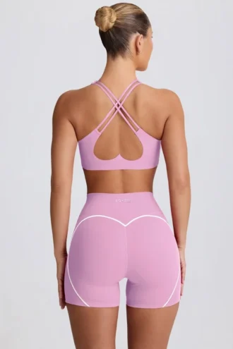 Soft Active Mini-Shorts in Altrosa