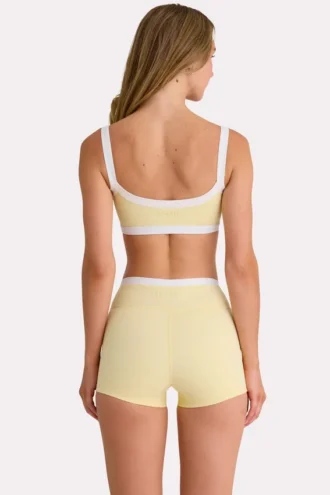 Soft Active Shorts  in Lemon