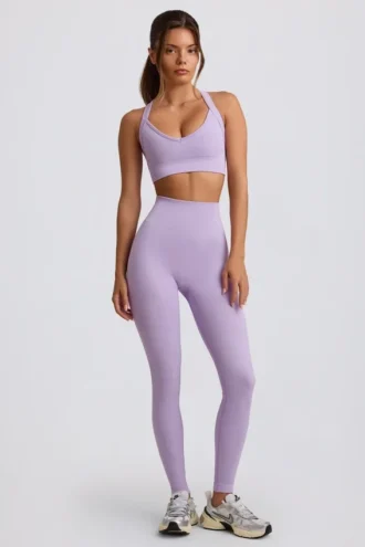 Super Sculpt nahtlose High-Waist-Leggings in Soft Lilac