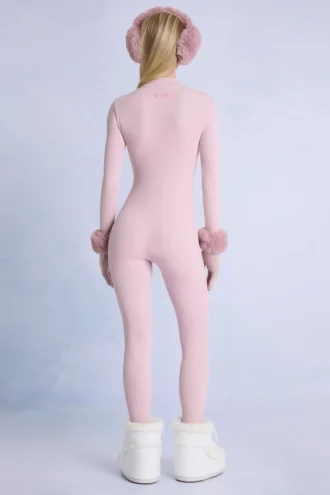 Thermo-Base-Layer-Jumpsuit in Powder Pink